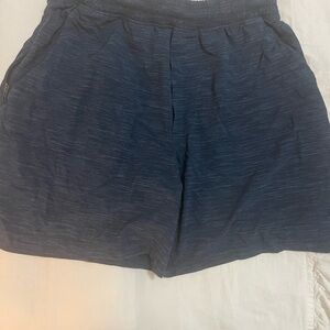 lululemon athletica Men's Dark Blue Athletic Shorts